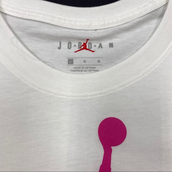 JORDAN MJ SPORT DNA Men’s White T-Shirt Large - Picture 3 of 8